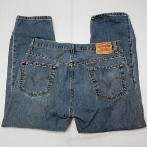 Levi’s 505 Regular Fit Jeans 36x29 Made in Mexico Vintage Fade Straight Leg